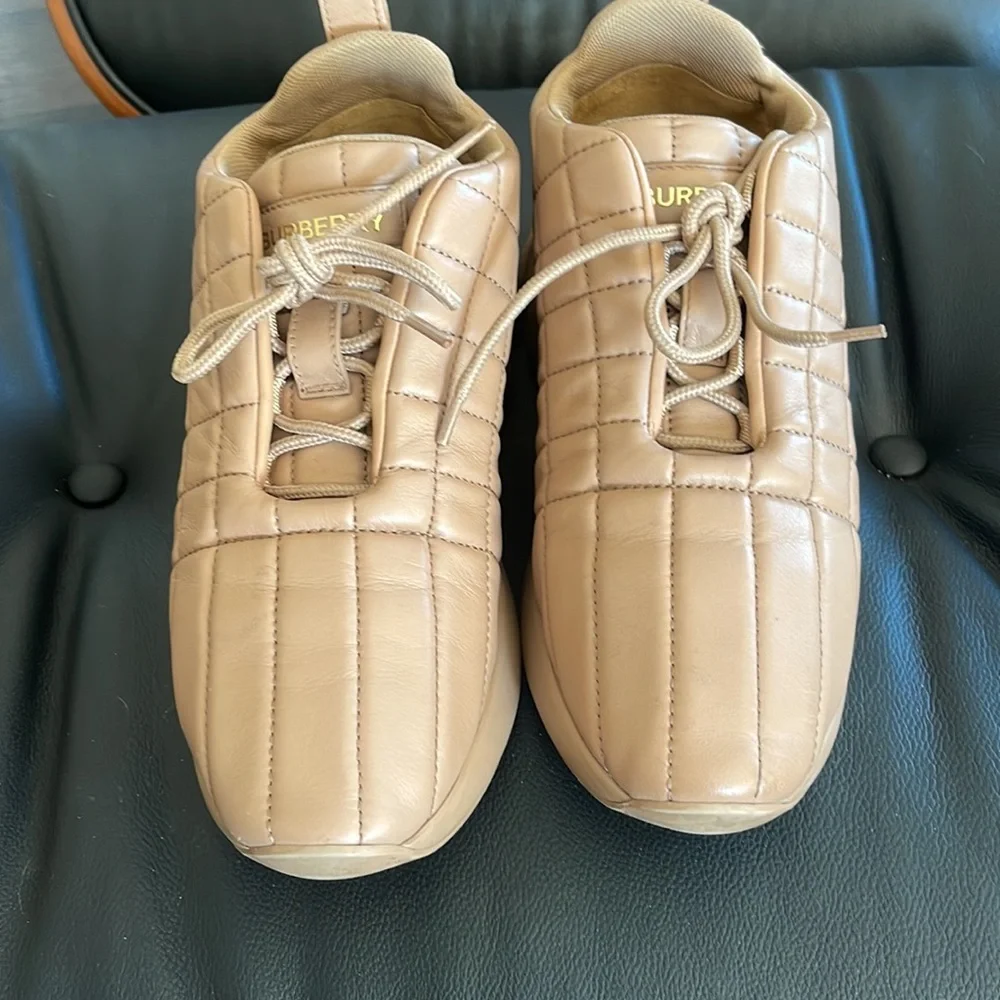 Burberry classic quilted leather sneakers - Picture 6 of 11